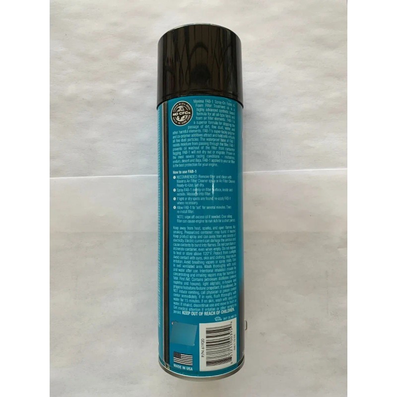 Lubricante Filtro Aire Maxima Fab1 557 Ml