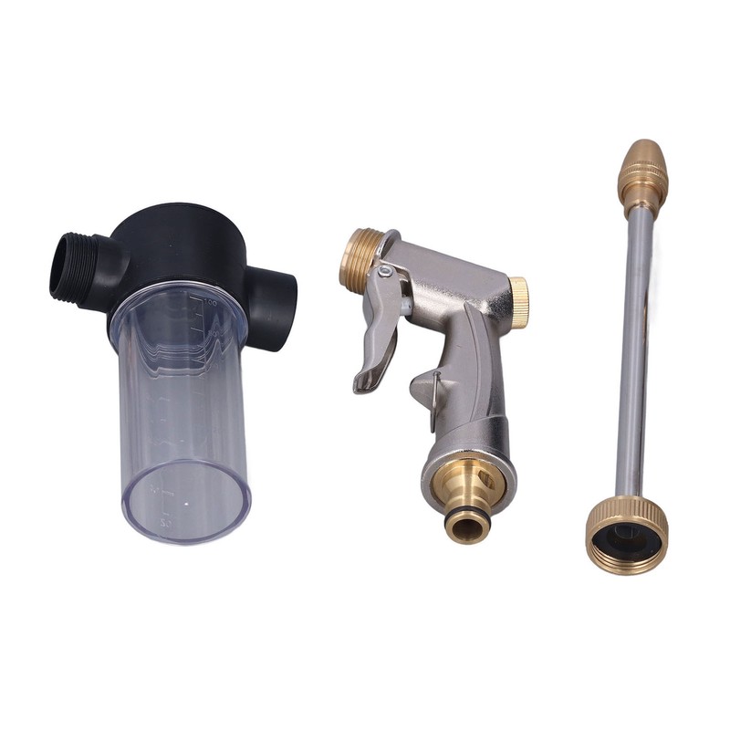 High Pressure Water Gun Garden Hose Wand Nozzle Sprayer Foam