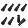 Lovelysp Black Soft Rubber Arrowheads Practice Safety Arrow Tips Soft