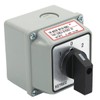 20A Rotary Changeover Switch with Exterior Box, ON-Off-ON 660V Latching