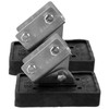 ORFOFE 2pcs Ladder Foot Pads Non- Rubber Cover for Ladder