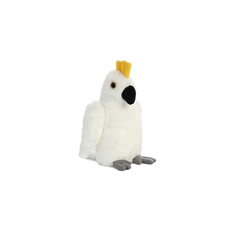 Aurora, 31749 8" Mini Flopsies Cockatoo Soft Toy White