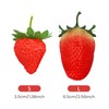 RONRONS 20 Pieces Artificial Strawberry Lifelike Fruit Plastic Strawberries Photography