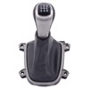 MOTOKU Black 5 Speed Manual Gear Shift Knob Boot Cover