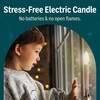 Holiday Joy - 1 Pack Christmas Window Candles with Sensor