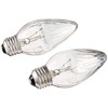 GE 75340 Traditional Lighting Incandescent Deco/Candle, 2 Count (Pack of