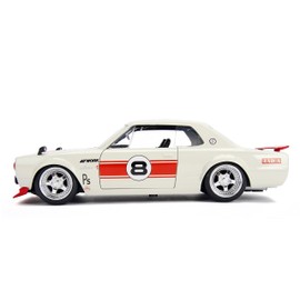 JDM Tuners 1:24 1971 Nissan Skyline GT-R Die-Cast Car, Toys for Kids and Adults