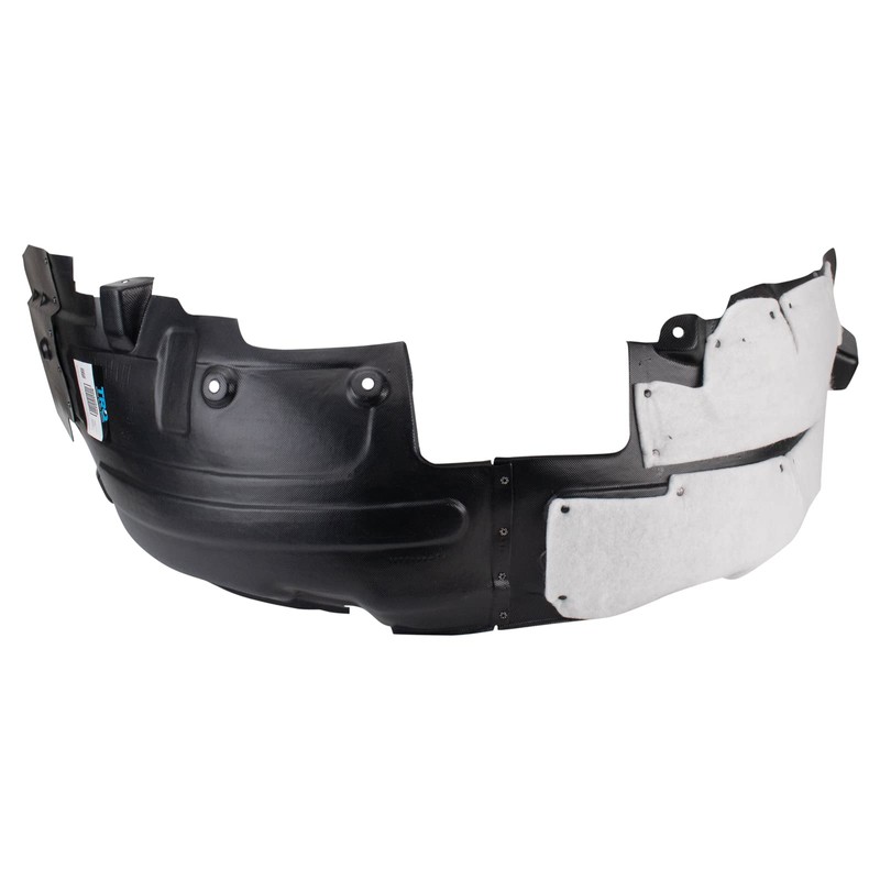 TRQ Front Left Inner Fender Liner Black Drivers Side Compatible