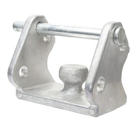 Trailer Hitch Lock, Trailer Lock with Pin, Aluminium Trailer Coupler Lock, Trailer Ball Lock Fits Over 2" to 2-5/16" Couplers, Heavy-Duty Trailer Tongue Lock, 1 Pack
