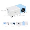 Mini Projector, 1080P Full HD HiFi Portable Movie Projector, Smart