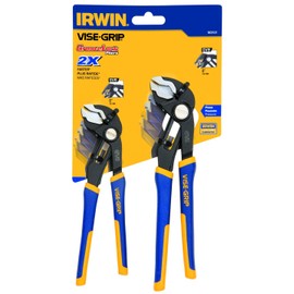 IRWIN VISE-GRIP Pliers Set, V-Jaw, 2 Pieces (1802531), Blue