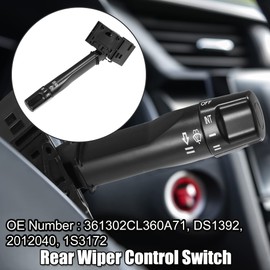 ACROPIX Car Front Side Fog Light Rear Wiper Control Switch Fit for Honda Accord Coupe 2.0i 3.0i 1998-2002- Pack of 1 Black