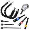 Pacify Flexible Drill Bit Extension Set, Bendable Drill Bit Extension,