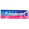 Fixodent Denture Adhesives Cream, Original - 0.75 Oz (Pack of