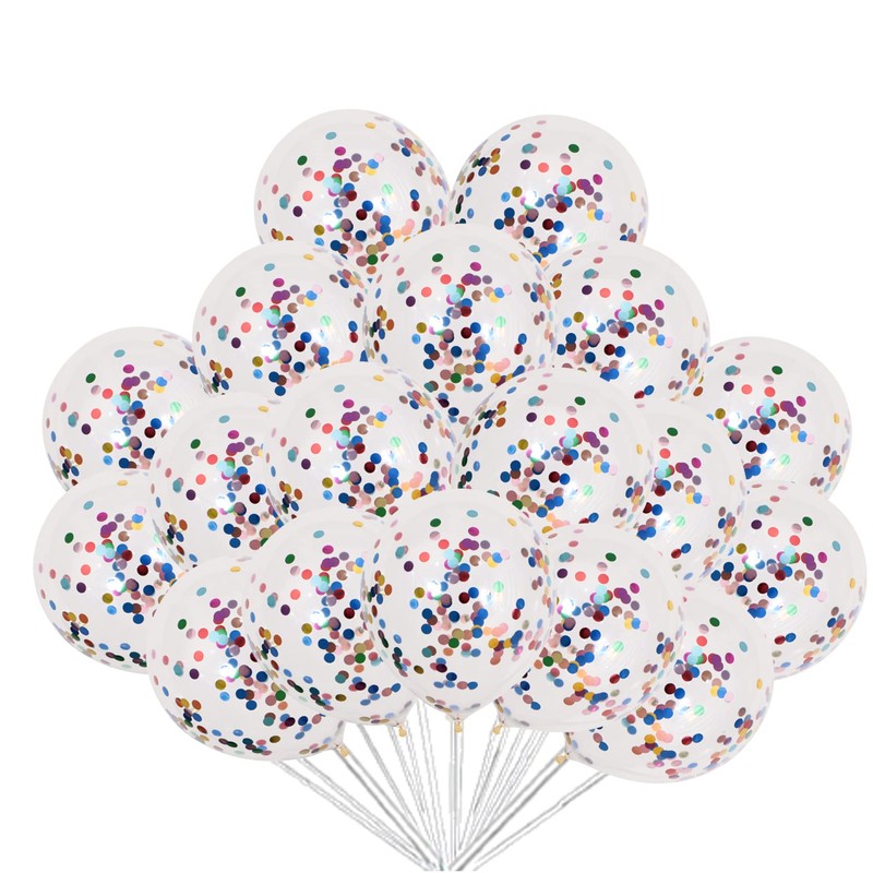 12 Inches Confetti Glitter Latex Balloons Birthday Party Decor Weddings