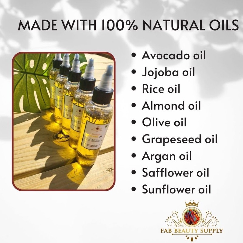 Fab Beauty Supply Extra Strength Hair Oil - Thinning Hair,