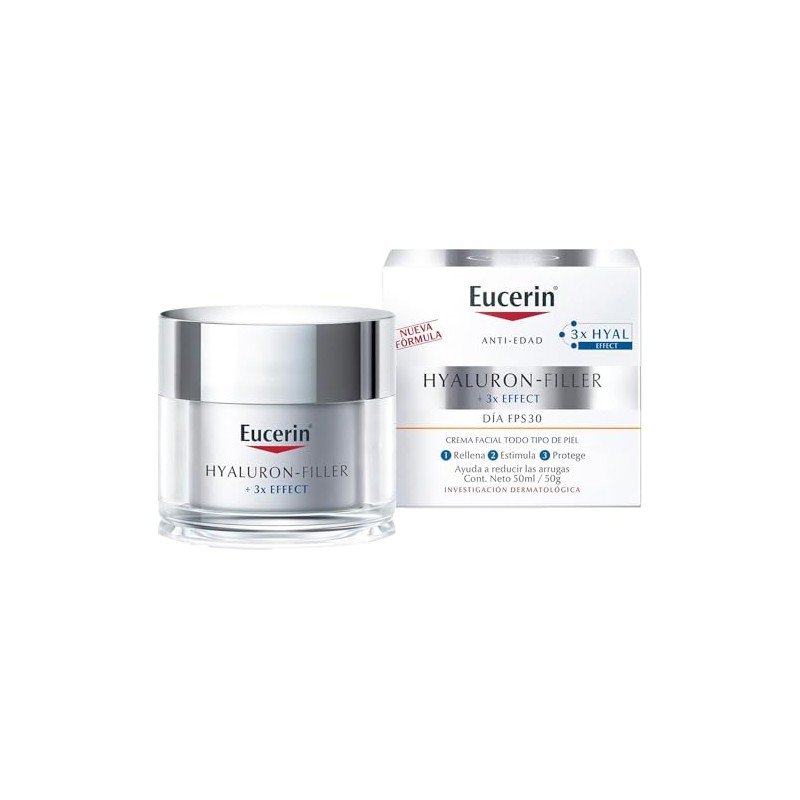 EUCERIN Crema Día Fps 30+ Anti Arrugas Ácido Hialurónico Hyaluron
