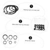 FELTECHELECTR 320pcs External Circlip Assortment Automotive and Appliance Repairs Retaining