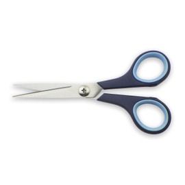 Mundial Cushion Soft Hobby & Craft Scissors 5-1/2"-Serrated Bottom Blade