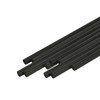 Ohamtes 10 Pcs Diameter 3mm Carbon Fiber Rod, Solid Brushed