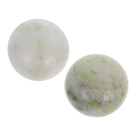 IWOWHERO 2pcs Jade Fitness Handball Hand Exercise Baoding Balls Marble Massage Balls for Women Vibration Massage Body Relaxation