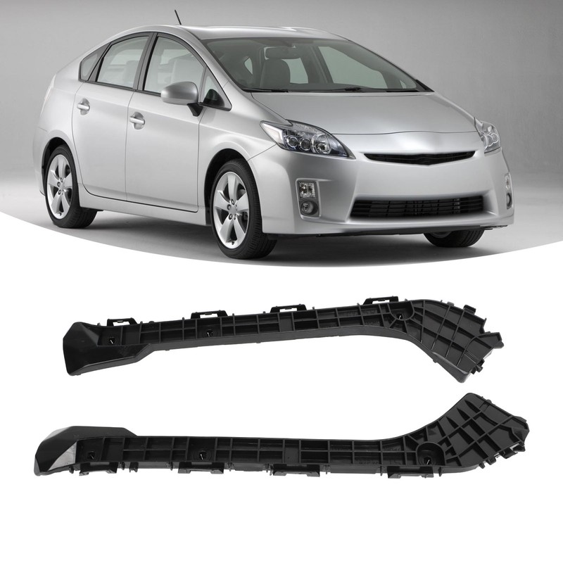 1 Pair Rear Bumper Bracket 5257647020 Shockproof Black Left and