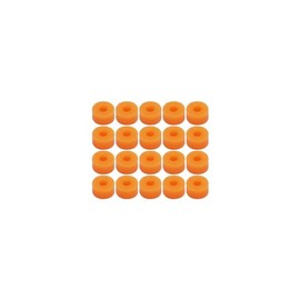 Audiofan Color Axle Spacer Plastic Ring Orange Diameter 0.2 inch (5 mm) Thickness 0.1 inch (2.5 mm) Shaft Hole Diameter 0.1 inch (2 mm) Set of 20