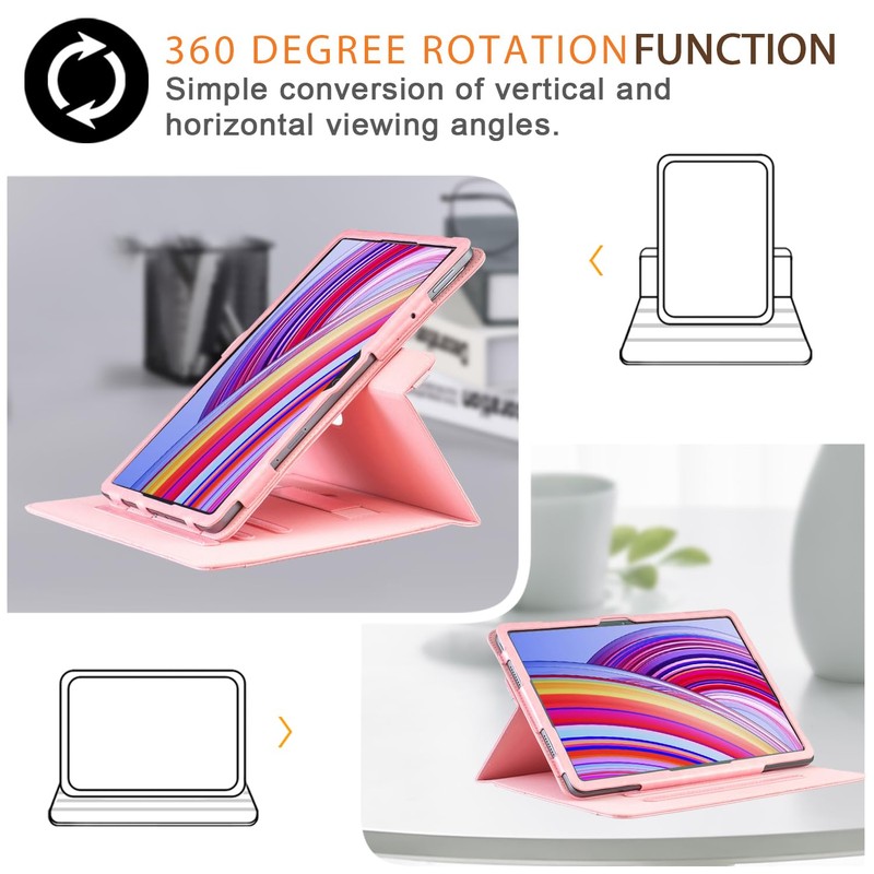 Xuanbeier 360° Rotation Case Compatible with Redmi Pad Pro 12.1