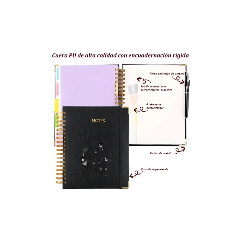 Cuaderno Profesional Libreta Universitaria 5 Color 300 Hojas