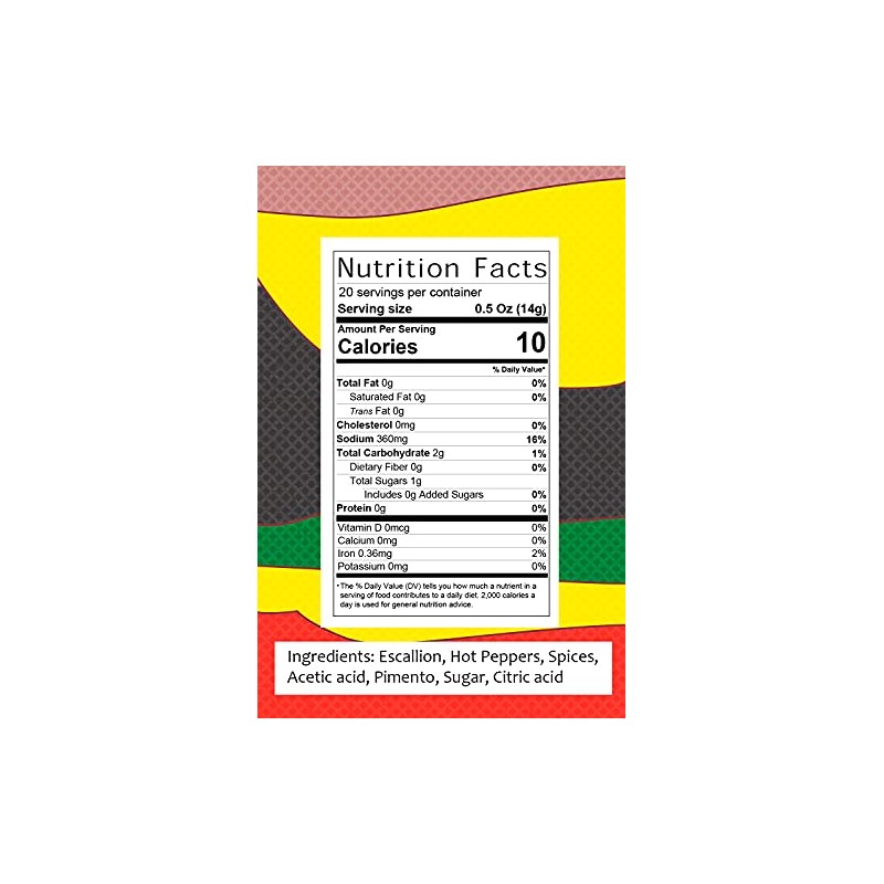 Original Jamaican Jerk Marinade, HOT Seasoning. 10 Oz (2-Pack)