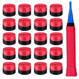 Hantox Grip Tape, Set of 20, Racket Grip Tape, Anti-Slip, Replacement, Sweat Absorbent, For Golf, Baseball, Tennis, Badminton