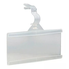 Exhivit Soporte Porta Precio Para Alambre | 7.5 X 3.5 Cm | 100 Pzas.