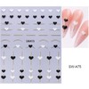 Heart Nail Stickers for Nail Art Love Heart Nail Decals