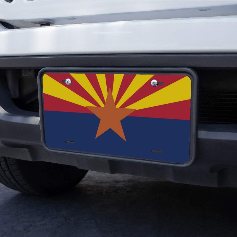 GRAPHICS & MORE Arizona State Flag Novelty Metal Vanity License
