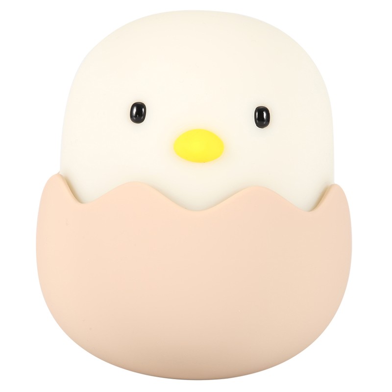 Cute Chick Shape USB Silicone LED Rechargeable Night Lamp Mini