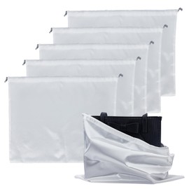 NICENEEDED 5 Pcs Dust Cover Storage Bags for Handbags, Silk Dustproof Drawstring Storage Pouch Purse Dust Bags Travel Silk Cloth Bag with Drawstring Large Storage Pouch for Handbags Purses Shoes Boots