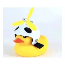 Innovaciones Patito Pato Con Casco Hélice Cadena Para Bici Moto