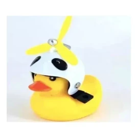 Innovaciones Patito Pato Con Casco Hélice Cadena Para Bici Moto