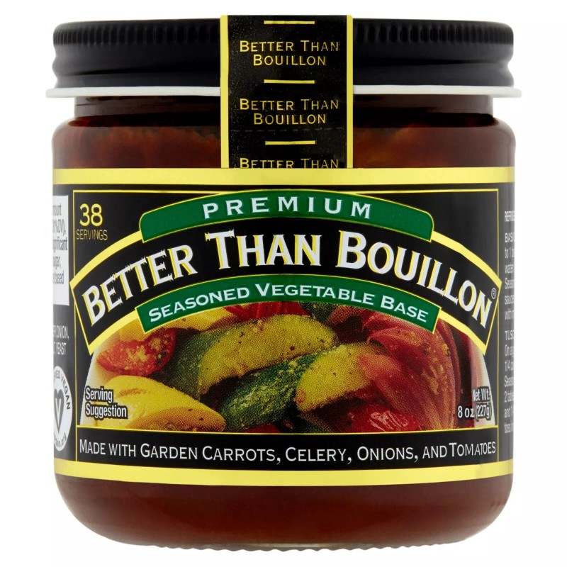 Better Than Bouillon "Black Label" Vegetable Base, 8 Ounce -