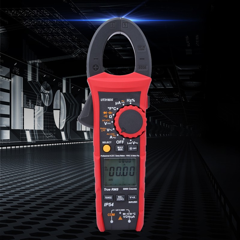 UNI T UT219DS 6000 Counts LCD Clamp Meter Voltage Current