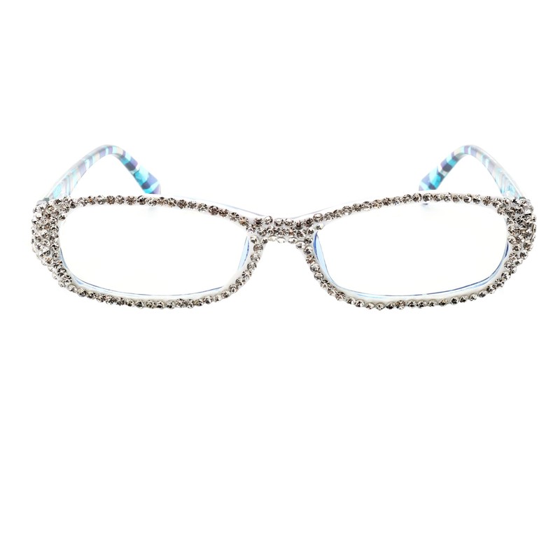 ICARA Bling Rhinestone Reading Glasses Fashion Ladies Readers Spring Hinge