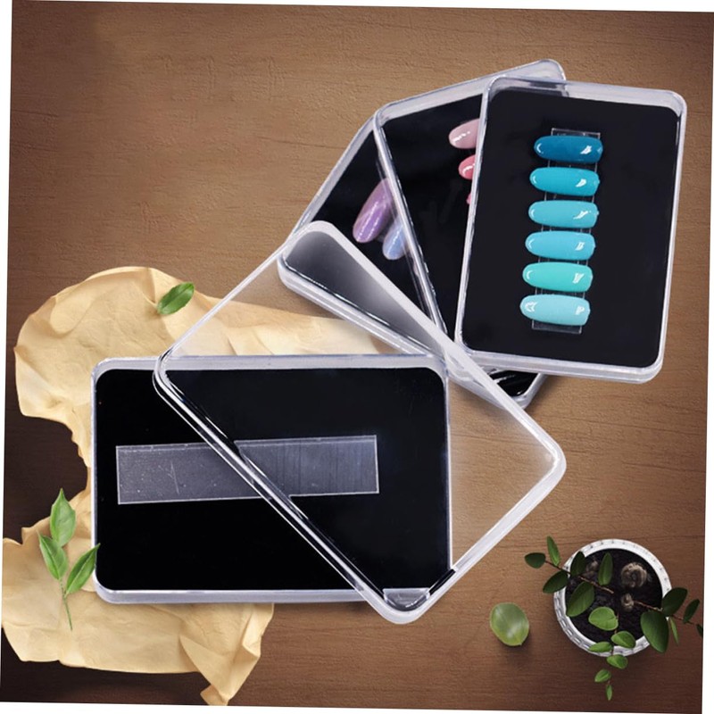 OHPHCALL Press-on Nail Display Case Nail Tool Storage Box Acrylic