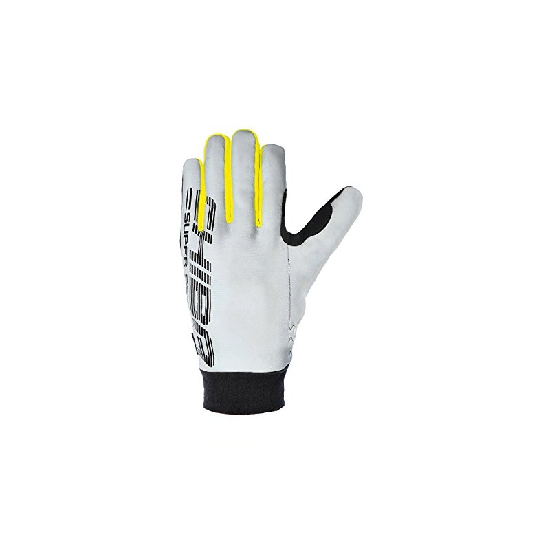 Chiba Men's Pro Safety Polyester Gloves, Silver Reflective, Small