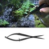 AIMALL quarium Grass Tank Trimming Shears - Black Stainless Steel