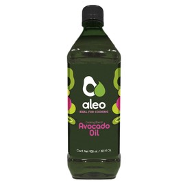 ALEO, Avocado oil, Cooking oil, Keto food, Perfect for cooking, frying, grilling, roasting & baking, Can help to keep your heart strong, 32.1 Oz/950 ml