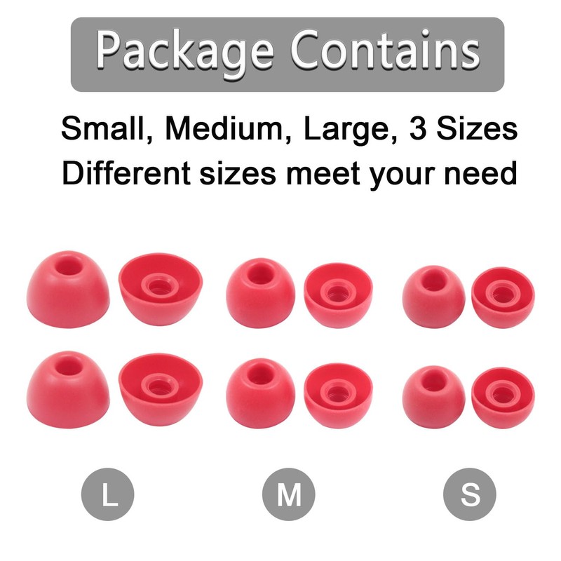 Replacement Silicone Ear Tips for Beats Studio Buds/Fit Pro/Studio Buds+