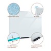 Mifuro Magnetic Glass Whiteboard，48"x36" Wall Mounted Frameless Dry Erase Board