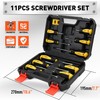 HORUSDY 11-piece Magnetic Screwdriver Set with Case, 5 Phillips &