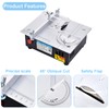 [TIMILAND] Mini Multi-Functional Table Saw S6【Cutter Speed、Angle、0-1/2inch hight Adjustable】with seven