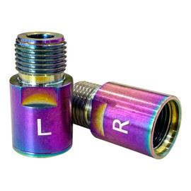 4Pcs (2Pairs) Bike Pedal Extender, Bicycle Pedal Extenders Chrome-Molybdenum Steel Extended Pedal Spacer 20mm/ 0.79in, Fit 9/16 in Threaded Bike Pedals SPD MT MTB BMX Road Street Bicycle